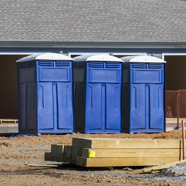 how can i report damages or issues with the porta potties during my rental period in Hills and Dales